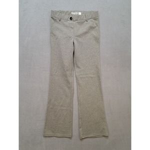 Betabrand Dress Yoga Pants Women's S Olive Black Wide Leg Herringbone Stretch